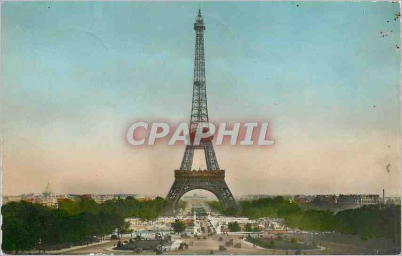 Old Postcard PARIS-EIFFEL TOWER