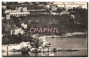 Old Postcard Nice La Reserve and villas Mont Boron