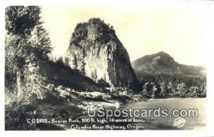 Real Photo Beacon Rock - Columbia River Highway, Oregon