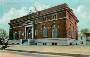 Vintage Postcard Oskaloosa Public Library Mahaska County, Iowa, IA