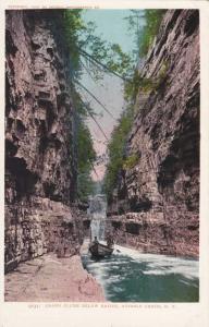 Grand Flume below Rapids - Ausable Chasm Adirondacks, New York - UDB - Det Photo