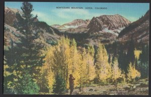 Colorado ASPEN Montezuma Mountain Pub by Elmer C. Clark ~ Linen