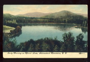 Lake Placid/North Elba, Adirondack Mountains, New York/NY Postcard, Mirror Lake