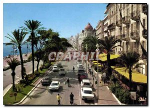Modern Postcard Reflections of the French Riviera Nice Promenade des Anglais