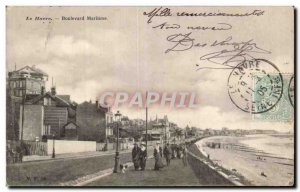 Le Havre - Boulevard Maritime - Old Postcard