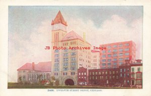 IL, Chicago, Illinois, Twelfth Street Railroad Depot, Exterior View, No 5466