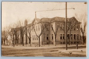 c1910's Franklin School Minneapolis Minnesota MN RPPC Photo Antique Postcard