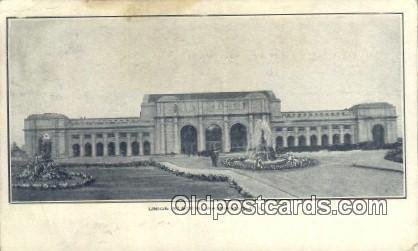 Union Station, Washington DC, District of Columbia, USA Depot Railroad 1908 c...