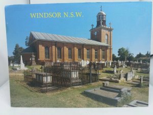 Vintage Postcard St Matthews Anglican Church Windsor NSW 1980s Australia