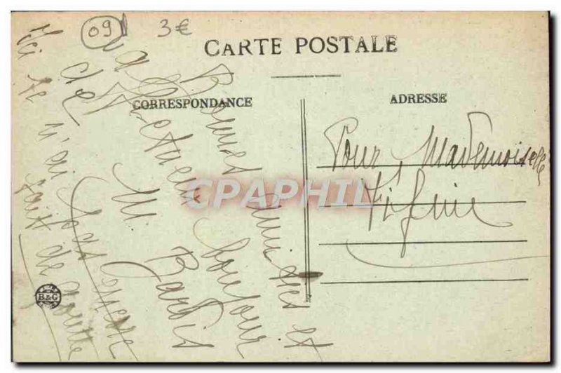 Old Postcard Foix Tours