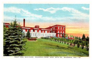 Postcard BUILDING SCENE Waukesha Wisconsin WI AQ7267