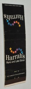 Harrah's Reno and Lake Tahoe 20 Strike Matchbook Cover