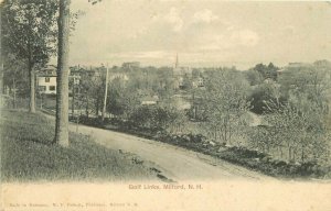 Milford New Hampshire Golf Links French undivided C-1905 Postcard 21-11710