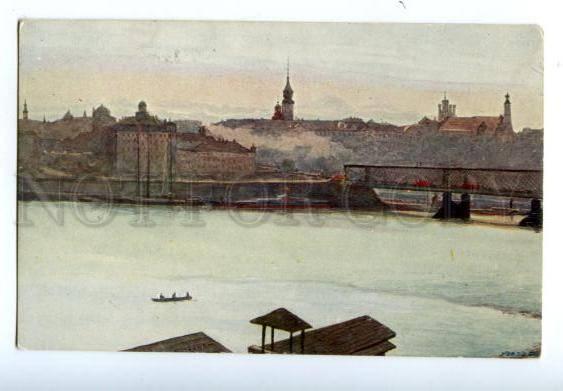 138253 Poland WARSAW View from Praga by PIOTROWSKI Vintage PC