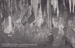 Organ And Chimes Caverns Of Luray Virginia 1922