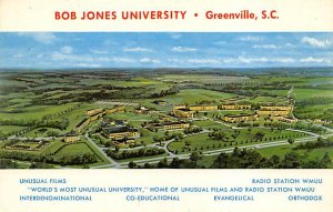 Bob Jones University Greenville, South Carolina