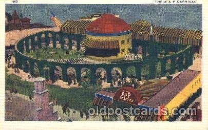 The A & P Carnival 1933 Chicago, Illinois USA Worlds Fair Exposition Unused 