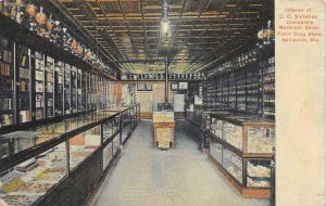 CC Sniteman Co Mammoth Silver Front Drug Store Neillsville, WI Vintage Postcard