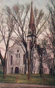 Vintage Postcard 1909 Chapel Drury College Springfield Massachusetts Simplicity