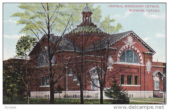 WINDSOR, Ontario, Canada, 1900-1910´s; Central Methodist Church