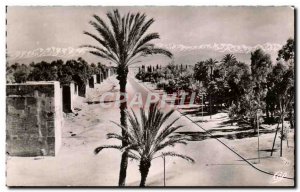 Old Postcard Marrakech Les Remparts and Atlas Chain
