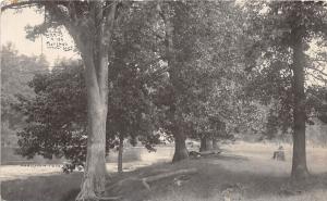 Michigan MI Real Photo RPPC Postcard 1914 PORTLAND Grand River Scene Van Horn