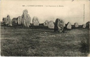 CPA St-PIERRE QUIBERON-Les alignements du Moulin (27478)