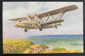 Mint England Picture Postcard Early Aviation Imperial Airways Hannibal Airplane