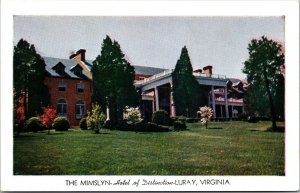 Vintage The Mimslyn Hotel Shenandoah National Park Luray Virginia VA Postcard