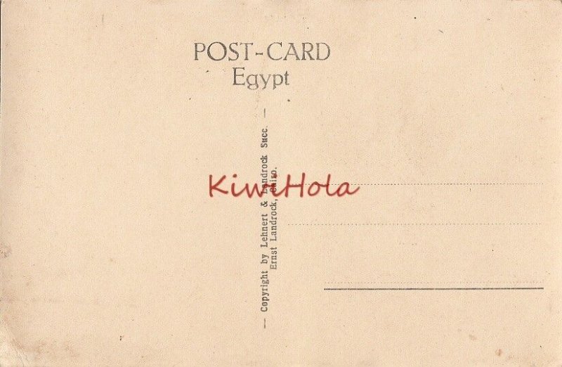 Postcard RPPC Egypt Cairo Nile Bridge Khedive Ismail