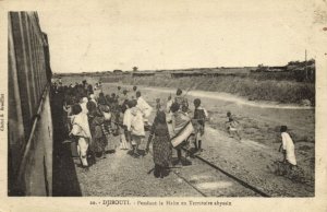 djibouti, DJIBOUTI, During a Stop in Abyssinian Territory (1926) Postcard