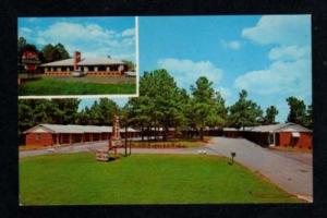 GA GRIFFIN Motel GEORGIA Capri Restaurant Postcard PC