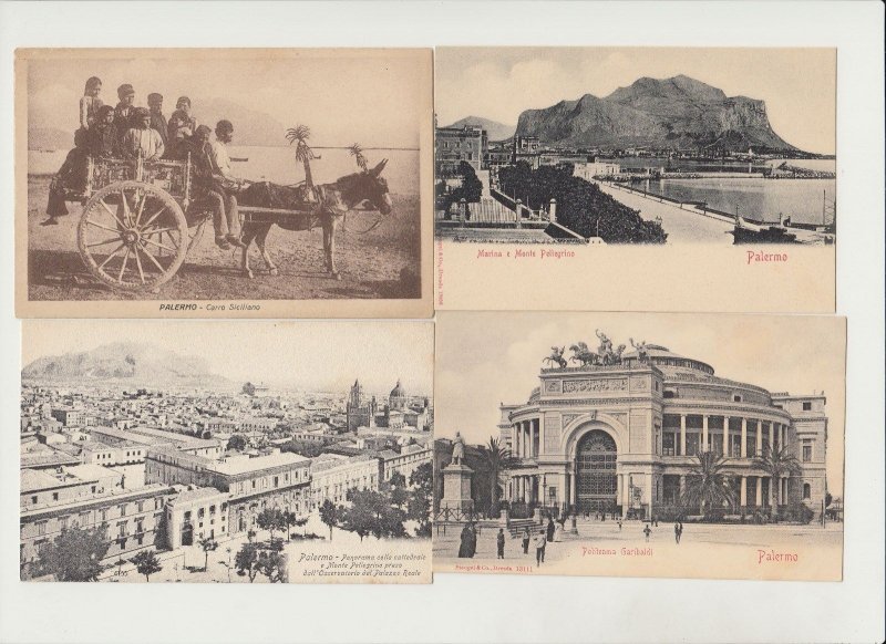 PALERMO PALERNE ITALY 16 Vintage Postcards mostly pre-1920 (L5308)