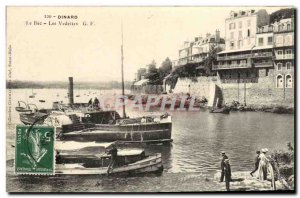 Old Postcard Dinard Tray The stars Boat