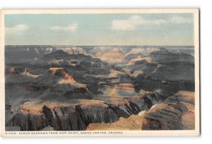 Arizona AZ Fred Harvey Postcard 1915-1930 Grand Canyon Cloud Shadows From Hopi