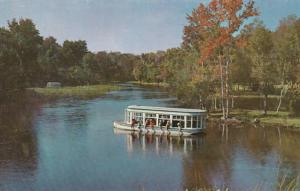 Florida Silver Springs Feeding Fish From Glass Bottom Boat