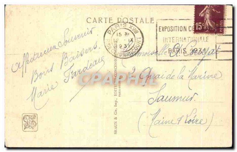 Old Postcard - Exposition Coloniale Internationale - Paris 1931 Section L Ind...