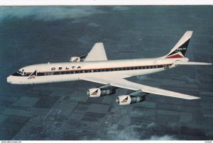 DELTA DC-8 Fan Jet Airplane , PU-1974