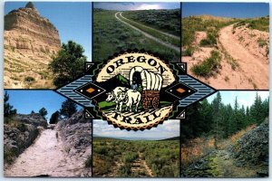 Postcard - Wagon Ruts Along The Oregon Trail