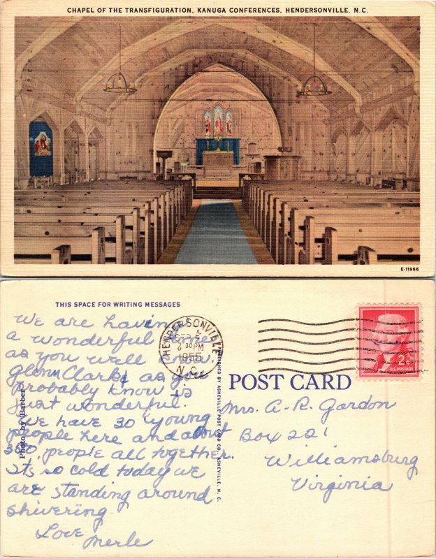 Chapel of the Transfiguration Kanuga Conference, Hendersonville, North Caroli...