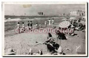 Old Postcard Le Grau Du Roi La Grande Plage