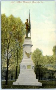 MEADVILLE, Pennsylvania  PA   SOLDIERS MONUMENT  ca 1910s     Postcard