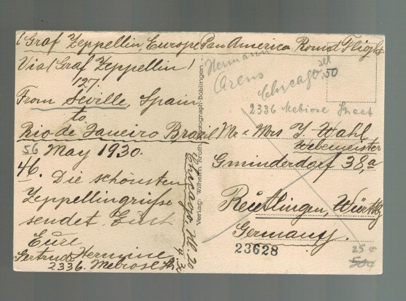 Mint Germany Dornier Merkur Aircplane RPPC Postcard Stuttgart Flughafen