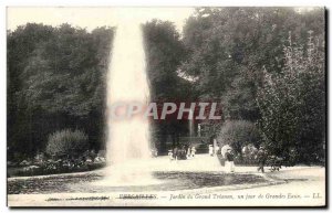 Postcard Old Versailles Jardin Du Grand Trianon A Day Of Fountains