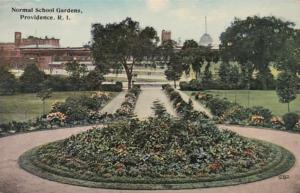 Rhode Island Providence Normal School Gardens 1913