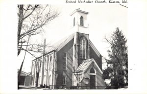 Maryland Elkton United Methodist Church Real Photo