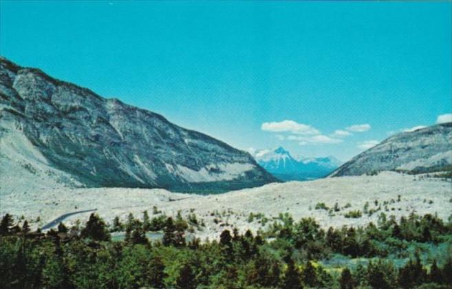 Canada Famous Frank Rock Slide THat Destroyed Frank Alberta