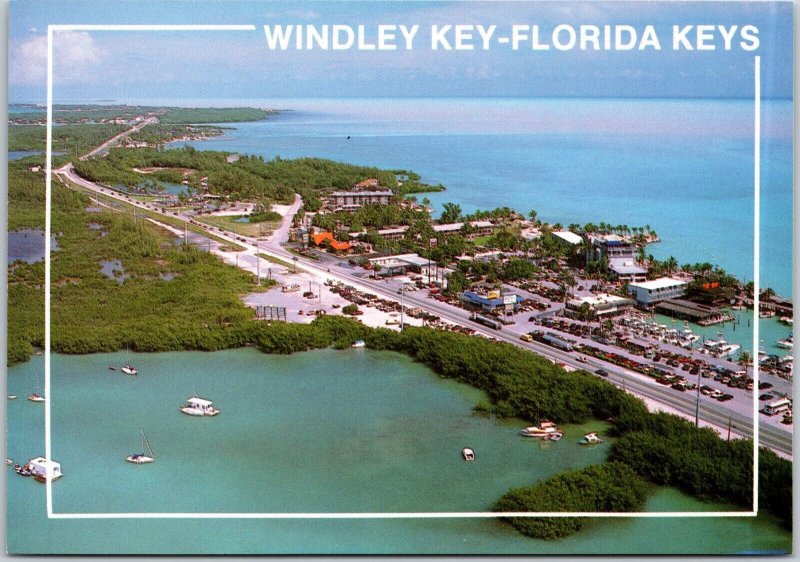 Windley Key Aerial View, Florida Keys  - Postcard 