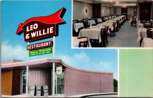 Port Arthur's Smart Restaurant Leo and Willie's Port Arthur Texas Chrome C075