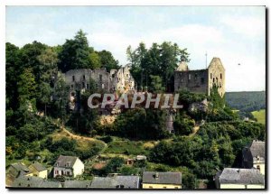 Postcard Modern feudal Chateau Larochette